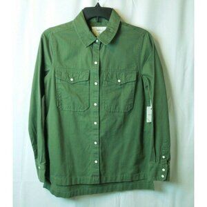 Women's Forever 21 LOVE Green Casual Jacket Long Sleeve Size Small